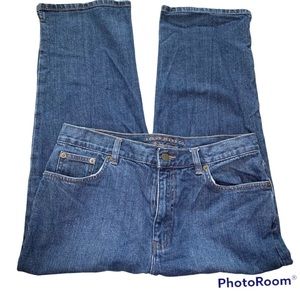 Lauren Jeans Co. by Ralph Lauren Blue Jeans Capris, Size 8